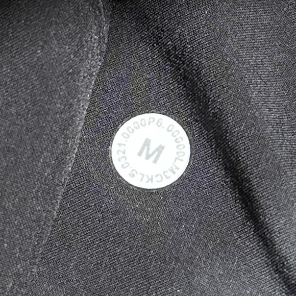 Lululemon City Sweat Crew Spectral Graphite Grey Artifact Sweatshirt Mens Medium - Picture 8 of 9